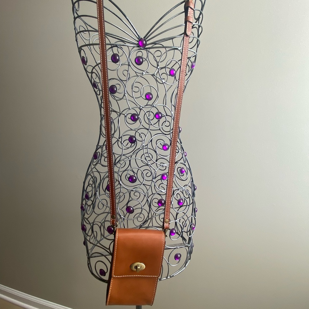 Brown Leather Crossbody Bag